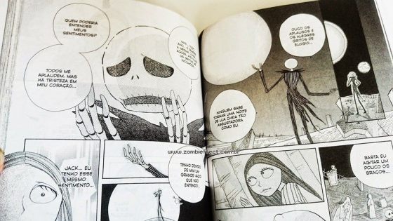 Manga O estranho Mundo de Jack Tim Burton